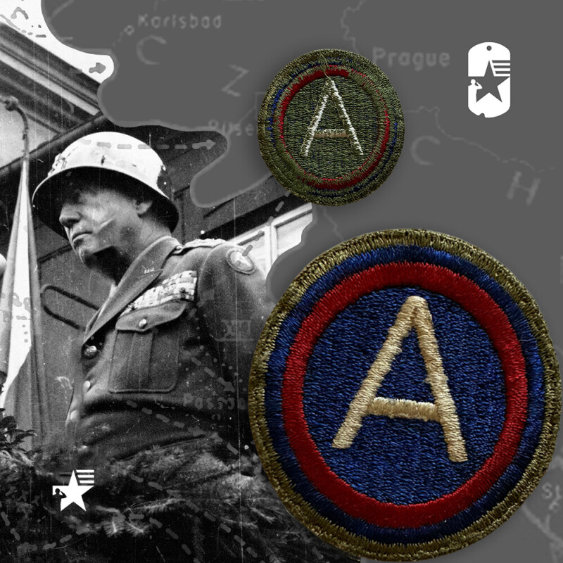 Originální nášivka US 3. armáda